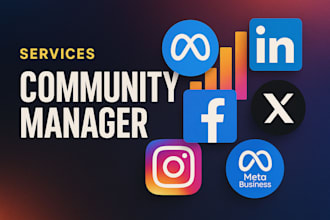 be your social media community manager and content creator