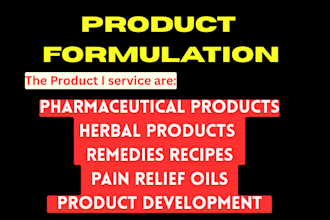 develop custom herbal remedies, essential oil blends, or pharma natural products