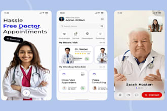 develop responsive telehealth doctor app telemedicine app booking app