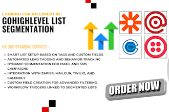 setup ghl list segmentation zapier email marketing mailgun twilio calendly auto