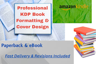 format your KDP book and design a professional cover