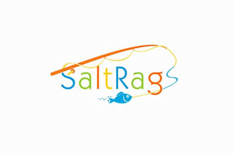 create latest fishing apparel kids teens logo