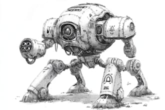 make any warhammer illustration of you