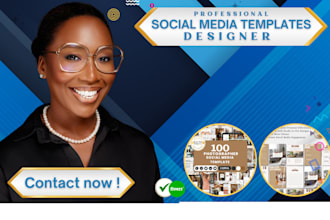 create branded social media templates, info graphics, story templates