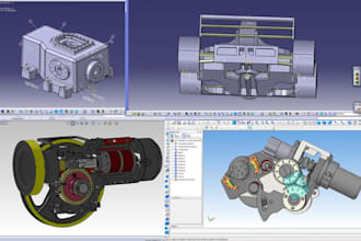 3d cad fusion 360 in solidworks inventor model 3d hard surface catia 2d drawing