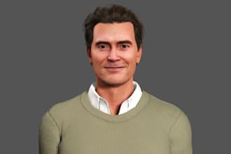 do 3d metahuman character modeling photorealistic stylized realistic character
