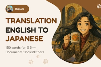 provide professional  english to japanese translation for any document