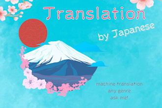 translate your books and manga or anything as needed, machine translation