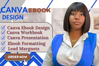 design health and wellness canva ebook for your company, canva pdf lead magnets