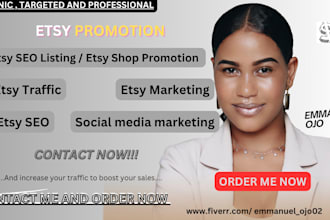 do organic etsy promotion shopify stan store ebay teespring redbubble promotion