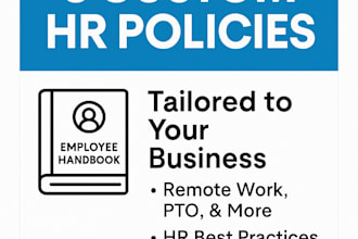 write 3 custom HR policies tailored to your business