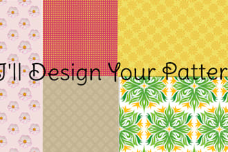 create seamless pattern design for fabric, textile