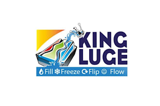 design top quality super ice luge party logo