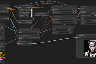 train, ste up flux lora and create comfyui workflow for stabble diffusion