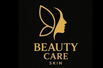 make a beauty and cosmetics logo design without ai generate