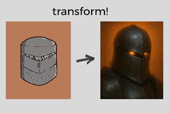 transform your drawing into a realistic 3d artwork using ai