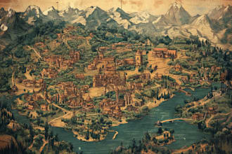 create a fantasy map for you