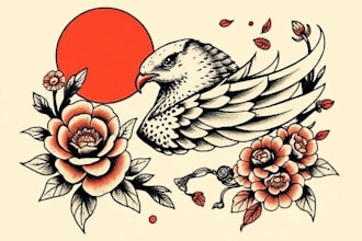 do neo traditional and oldschool tattoo designs