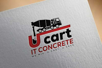 do realestate, construction, concrete, excavation, trucking, pressure wash logo