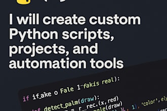 create custom python scripts, projects, and automation tools