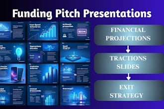 design fintech biotech corporate company fundraising investor pitch deck slide