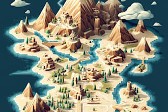 do a unique vector or isometric map