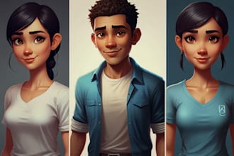 create a cartoon avatar or cartoon character of you