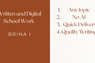 do handwritten and digital writing assignments