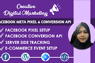 set up facebook pixel , capi tracking on your wordpress site