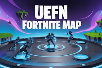 create fortnite uefn map unreal engine game mechanics pvp map with superpowers