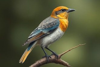 make a scientific illustration of bird or another animal