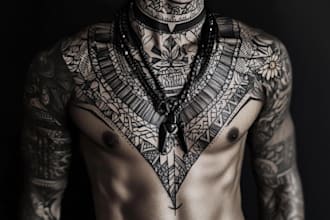 make an unique cybersigilism, tribal tattoo or design