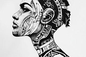 design you a cyber sigilism tattoo design