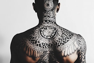 do cybersigilism, neo tribal, tattoo and clothing designs