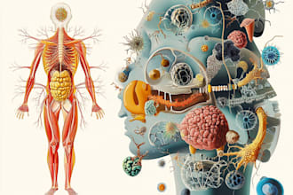 design scientific, medical, educational illustration for you