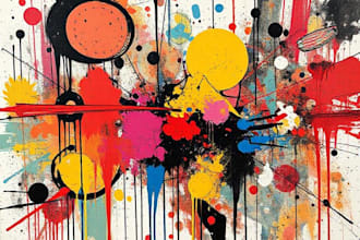 do illustration street art graffiti, abstract with my style