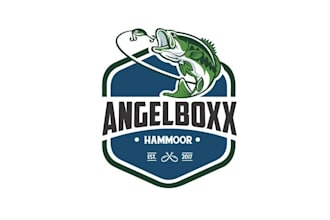 design a unique fishing logo for your brand or business