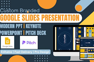 create a professional presentation on canva, powerpoint, keynote, prezi