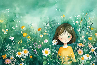 paint digital watercolor botanical illustration