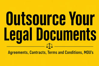 draft  agreements, contract, terms and conditions