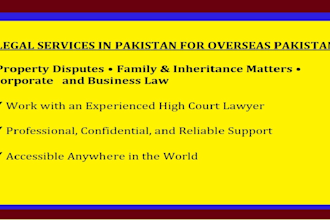 be your online lawyer in pakistan