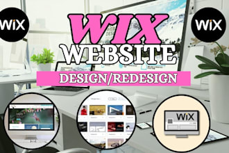 design or redesign a professional and functional wix website wix online store