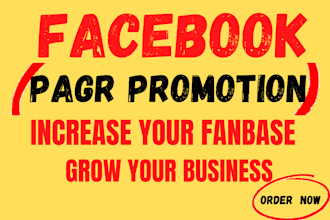 promote and grow your facebook page or group