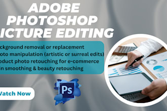 do professional photoshop editing photo manipulation product image retouching