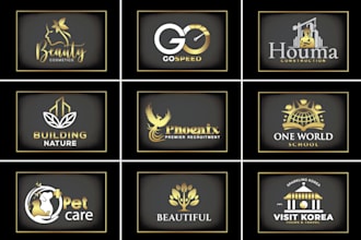 design sleek modern minimalist brand business logo design