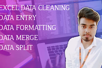 do excel clean, format, merge and split excel data