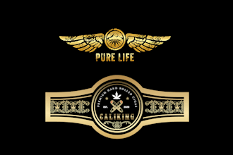 design cigar label, cigar logo, cigar band and cigar box