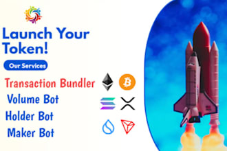 make ai trading volume holder maker bot bundler bot solana sui evm xrp