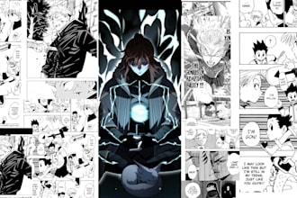 do anime nsfw character, comic page, nsfw manga, comic art, manga art