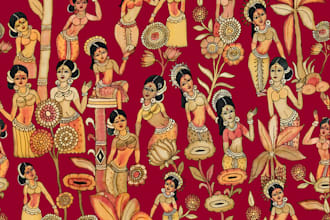 design eye catching patterns for textiles and surface prints